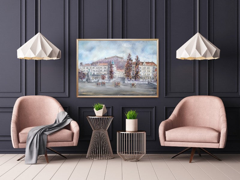 Vesna Sket, Ljubljana 3, 70 x 100 cm
