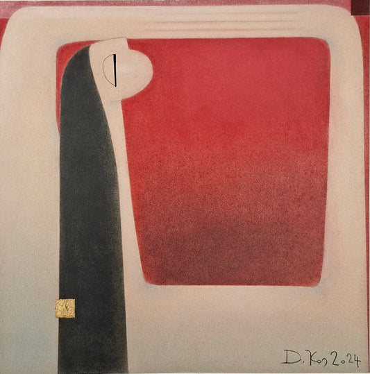 Drago Kos, Centered, 35 x 35 cm, 2024