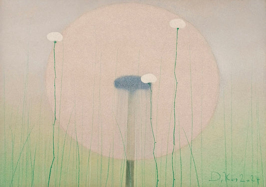 Drago Kos, Dandelion, 50 x 35 cm, 2024