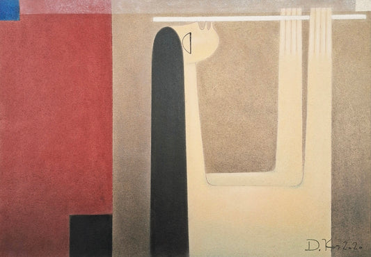 Drago Kos, Flute Harmony 1, 50 x 35 cm, 2020