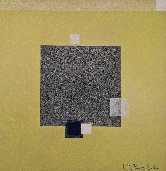 Drago Kos, Harmondy In Squares 1, 35 x 35 cm, 2020