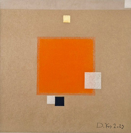 Drago Kos, Harmondy In Squares 3, 35 x 35 cm, 2023
