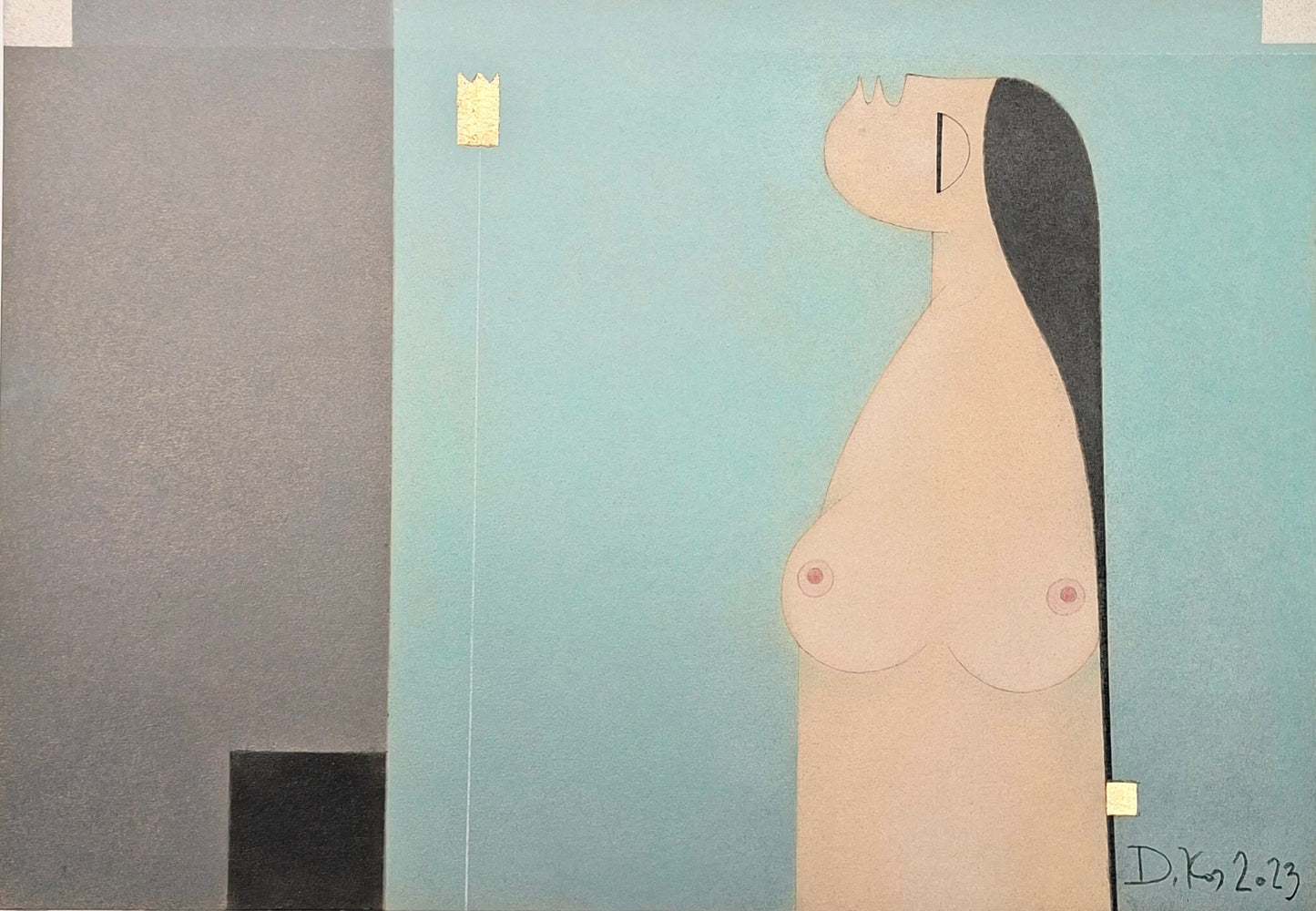 Drago Kos, Morning Mantra 2, 50 x 35 cm, 2023