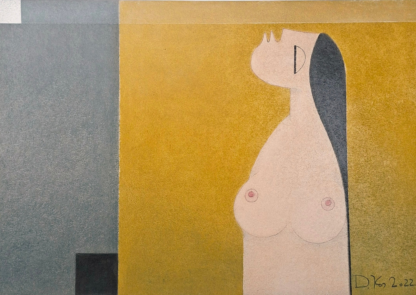 Drago Kos, Radient Calm, 50 x 35 cm, 2022