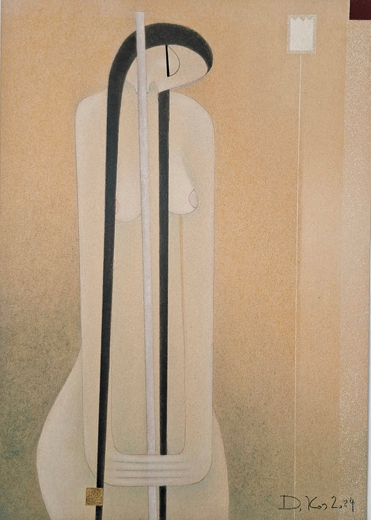 Drago Kos, Sacred Flow 4, 50 x 35 cm, 2024