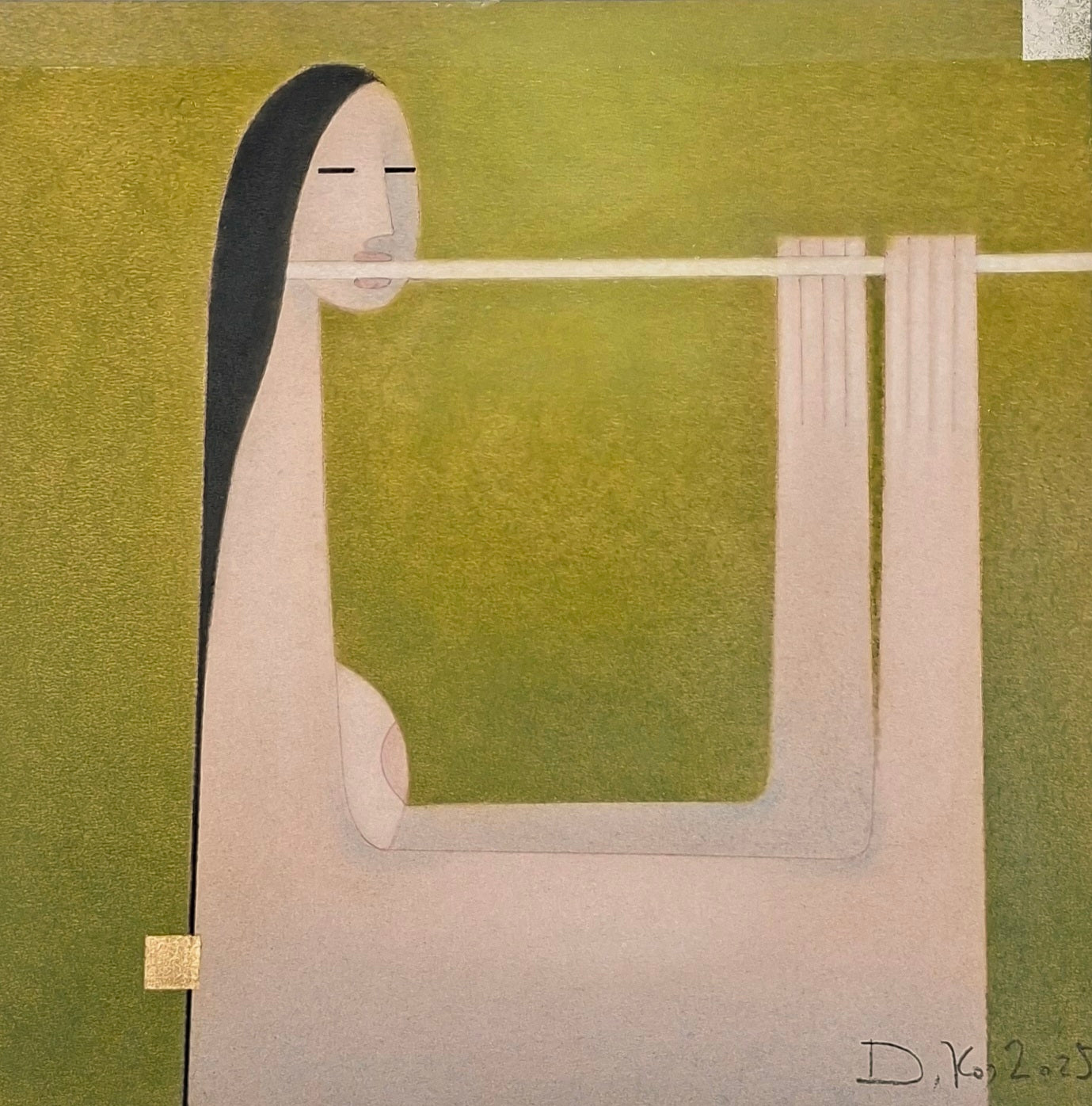 Drago Kos, Sacred Harmony, 35 x 35 cm, 2025