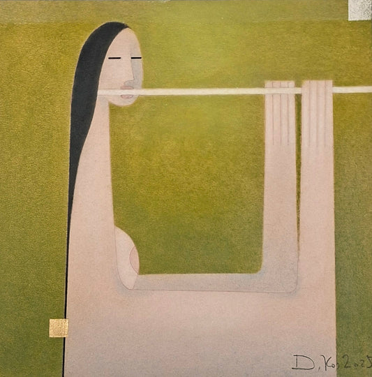 Drago Kos, Sacred Harmony, 35 x 35 cm, 2025