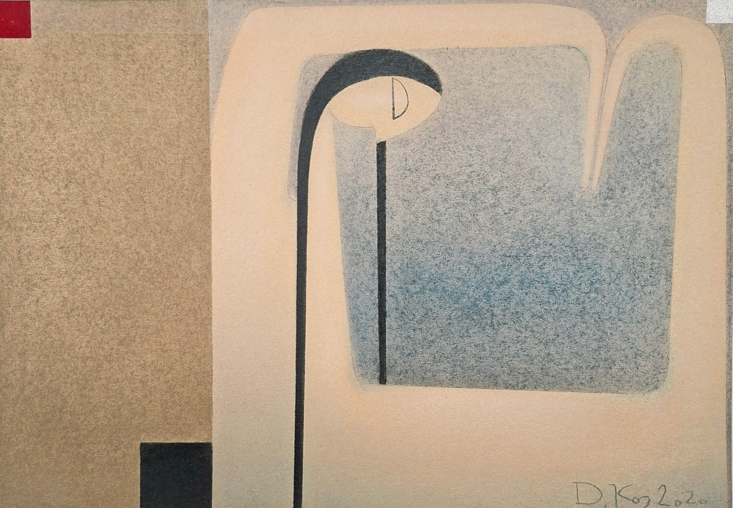 Drago Kos, The Inner Namaste 3, 50 x 35 cm, 2020