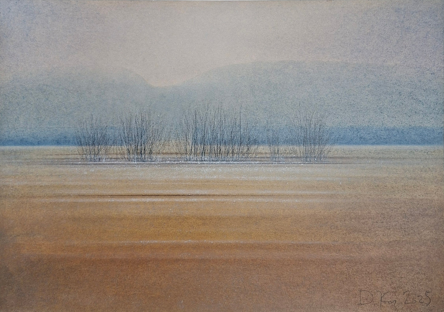 Drago Kos, Whispering Fields 1, 50 x 35 cm, 2025