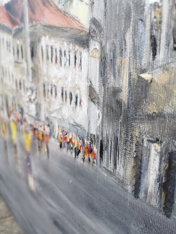 Vesna Sket, Ljubljana Robbov Vodnjak 1, 70 x 100 cm