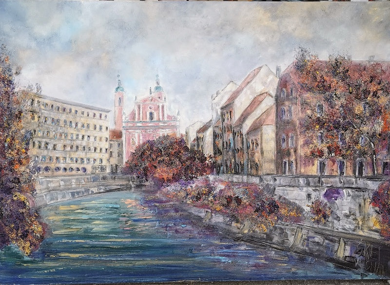 Vesna Sket, Ljubljana 2, 70 x 100 cm