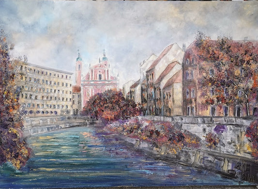 Vesna Sket, Ljubljana 2, 70 x 100 cm