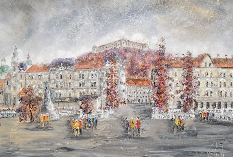 Vesna Sket, Ljubljana 4, 70 x 100 cm