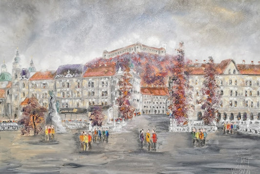 Vesna Sket, Ljubljana 4, 70 x 100 cm