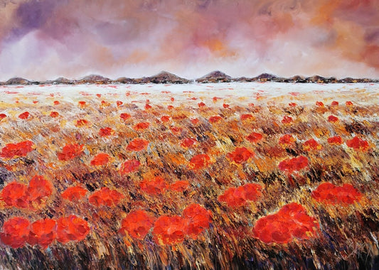 Vesna Sket, Maki 1, 100 x 140 cm