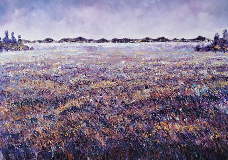 Vesna Sket, Moje Polje 1, 100 x 140 cm
