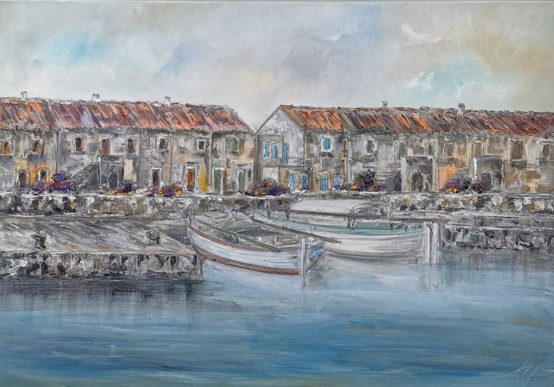 Vesna Sket, Pristan 1, 70 x 100 cm