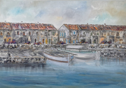 Vesna Sket, Pristan 1, 70 x 100 cm