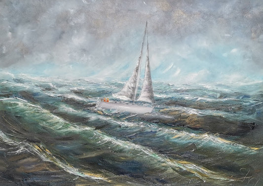 Vesna Sket, Sea 1, 70 x 100 cm