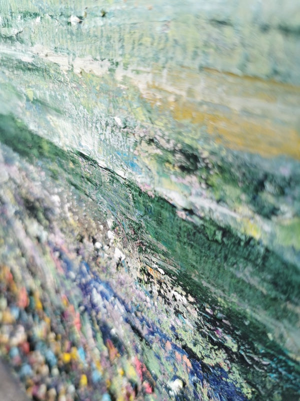 Vesna Sket, Zelena Simfonija 1, 50 x 70 cm