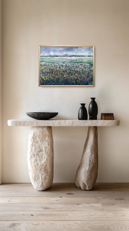 Vesna Sket, Zelena Simfonija 1, 50 x 70 cm