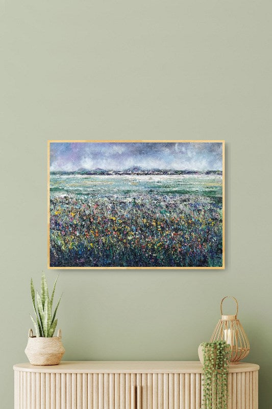 Vesna Sket, Zelena Simfonija 1, 50 x 70 cm