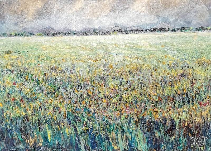 Vesna Sket, Zeleno Polje 1, 50 x 70 cm