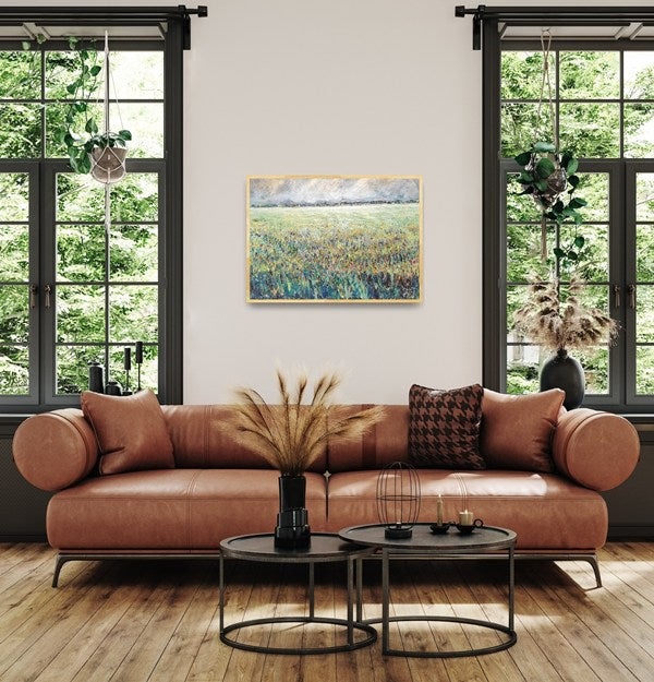 Vesna Sket, Zeleno Polje 1, 50 x 70 cm