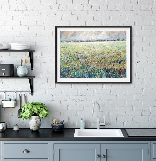 Vesna Sket, Zeleno Polje 1, 50 x 70 cm