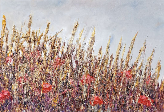 Vesna Sket, Zlato Polje 1, 70 x 100 cm